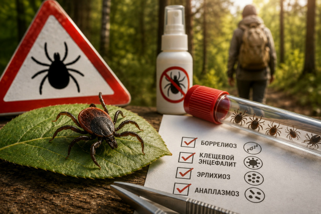 В Югре сотни исследованных клещей оказались заражены опасными инфекциями